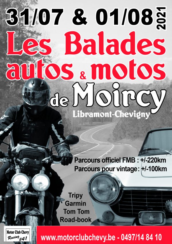 Le 31 juillet et 1 août prochain – 8ème édition des “Balades de Moircy” !